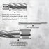 SALI 2 pcs Annular Cutter, 1-1/8 Inch Diameter with Weldon Shank, 2" Cutting Depth Mag Drill Bit