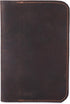 Leather Journal Cover for Field Notes, Cahier Notebook Cover, Wallet Case, 3.5 x 5.5 in., Handmade