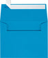 LUXPaper A2 Invitation Envelopes | 50 Qty | Peel & Press | 4 3/8" x 5 3/4" | Pool Blue | 80lb. Text