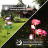 SMATOLS Outdoor Solar Garden Stake Lights, Outdoor Decorative Rose Flowers Lights Waterproof Solar Powered for Patio