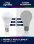3 Way Light Bulbs, 3 Way LED Bulbs 30 70 100W Equivalent, Natural White 4000K A19 E26 Medium Base, 2 Pack for Lamps