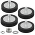 MUTUACTOR Rubber Coated Neodymium Magnets Heavy Duty,4PCS Anti-Slip Rubber Rare Earth Magnet