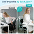 BANKQF Tailbone Seat Cushion for Office Chair and Car, Lumbar Support Pillow for Office Chair, Memory Foam Ergonomic