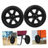 2pcs Zerodeko Heavy Duty for Utility Rolling Cart Replacement Shopping Cart Wheels Smooth Rolling Design Compatible