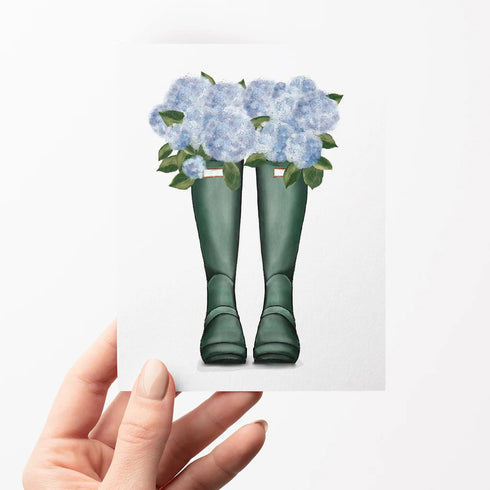 Salty Home Summer (Set 12 Preppy Days Greeting Cards of assorted designs)