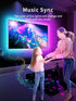 16.4ft RGB LED Lights for TV, Music Sync Bluetooth APP & Remote Control, USB Powered Backlights for 50-75in Gaming