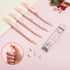 Pink Peach Mechanical Pencil Set, 4pcs Cute Mechanical Pencils with 0.5MM Refills & Top Erasers for School Supplies