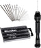 Pin Vise Hand Drill with 20 PCS Micro Twist Drill Bits Set, Manual Drill Bits for Jewelry Making and Hobby