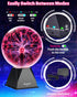 8 Inch Theefun Plasma Ball: Huge Plasma Globe Birthday Gifts Touch & Sound Sensitive Ball Lamp Electric Lightning