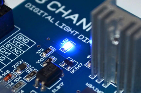 8 Channel Digital AC Programmable Light Dimmer Module Controller Board, Arduino Raspberry Compatible, 50/60Hz 110V,