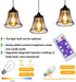 3X 4*AA Outdoor Chandelier Pendant Light for Gazebo Battery Operated Boho Hanging Lamp with Remote Decorative Lights