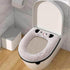 Generic Universal Toilet Seat Cover Pad - Soft Washable Cushion with Handle, Non-Slip Bathroom Mat for Home Use