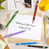 Tenare 12 Pieces 1.0 mm Black Ink Metal Ballpoint Pen with Stylus Tip, 2 in 1 Stylus for Touch Screens, Bright Color
