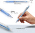 Nicpro 23PCS Pastel Mechanical Pencil 0.5 & 0.7 mm with Case, 12 Tubes HB Lead Refills, 3 Erasers for Student Writing