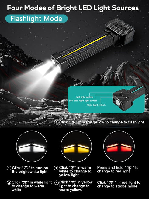 180 Gym Lamp, Portable Gym Lighting for Posing, Magnetic Work Light Rechargeable, Gift for Men/Women, Rotate Foldable