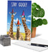 NobleWorks Adorable Birthday Card, Funny Giraffe Animal Humor, Bday Notecard with Envelope, C6335BDG