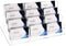 Business Acrylic Card Holder Display for Desk, 12 Slots 4 Tiers Multiple-Clear Acrylic Business Card Stand Set, Holds