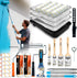 28 Pcs Paint Tray Set, Paint Brush for Wall, Paint Tray, 9"