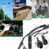 Waterproof Connectors 3 Wire, 16AWG Male Female Plug LED Connector with M16 Electrical Cable Connector,IP68 20CM Extension Cable for Car, Truck, Boat,Indoor/Outdoor LED Strip Lights,(2Pairs) by YETOR