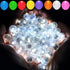 Aogist 100pcs White Balloon Lights,Long Standby Time Waterproof Mini Light,Battery Powered,Round LED
