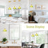 FONTA VERDE Vintage Pendant Lights Kitchen Island, Adjustable Brass Pendant Light Fixtures with Gradient Green Glass