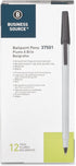 Business Source Medium Point Ballpoint Stick Pens