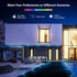 1.22 12V INDARUN RGB Deck Lighting Deck Lights Outdoor Waterproof, Low Voltage Deck Lights with Remote, Smart Deck