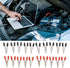 Clip Stainless Steel Battery Clamp, Strong Spring Jumper Cables for Truck Car Battery Electric Test