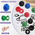 Amzlysdok 24PCS Running Bib Clips,Race Bib Clips for Runners, Number Buckle Fixing System, No-Pin Bib Holder