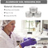 iplusmile 3Pcs Aluminum Weighing Can, Smooth Wall Weighing Dish for Laboratory