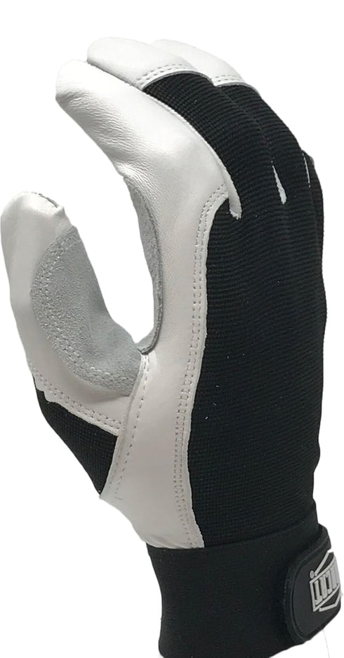 IRONCAT 86550 Heavy-Duty Goatskin Palm Gloves, XX-Large, Reinforced Palm and Thumb, Hook and Loop Elastic Wrist