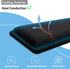 Faluber Cooling Gel Wrist Rest Pad - Full Size 18" Memory Foam Palm Rest with Non-Slip Footpad, Ergonomic Design