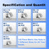 ZQZ 145 M3 M4 M5 M6 M8 M10 M12 Set PCS Assorted Stainless Steel Hex Nuts Assortment Kit Metric Hex Nut Hardware