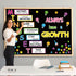 Growth Mindset Bulletin Board, Positive Educational Sayings Accents for Classroom Wall Display Set