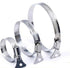 Assortment of 15 Adjustable Hose Clamps, 304 Stainless Steel, Ideal for Plumbing, Automotive, Mechanical