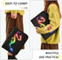 Fire Rainbow Dragon Expanding File Folder, 13 Pockets Accordion Organizer with Sticky Labels for A4 Documents