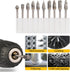 Carbide Burr Set, 10 PC Die Grinder Bits, 1/8" Shank Rotary Tool Accessories for Wood Carving