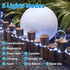 39FT 100LEDs,IP65 LairtPOW Solar Rope Lights Waterproof Outdoor String Light, Palm Tree Lights for Party Garden Yard