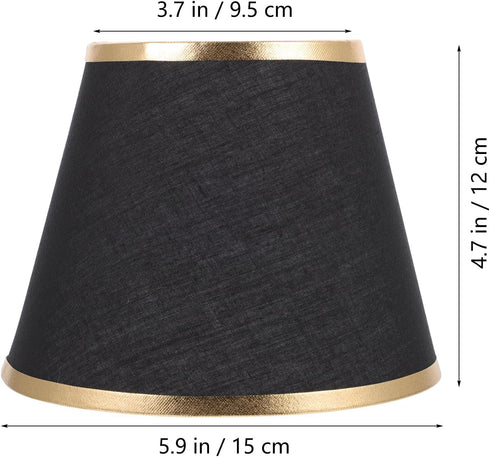 6.29X5.11X3.74 Inch ORFOFE Cloth Lamp Shade Accessory Clip-on Light Cover for Floor Table Wall Lamps Decorative Light