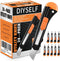DIYSELF Box Cutter, 24 Pack Box Cutters Retractable Razor Blades Utility Knife