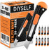 DIYSELF Box Cutter, 24 Pack Box Cutters Retractable Razor Blades Utility Knife