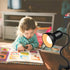 360 Desk Lamp, Rotation Clip On Reading Light - Gooseneck Lamp with Cable, Portable Clamp Light for Bedroom, Office
