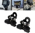 LED Light Bar Mounting Holder, Engine Hood Auto Lights Bar Mounts Bracket Work Lighting Mount Holder Base Stainless Steel Universal Pillar No Drilling for Cars Sedans Excavator Truck SUV Black