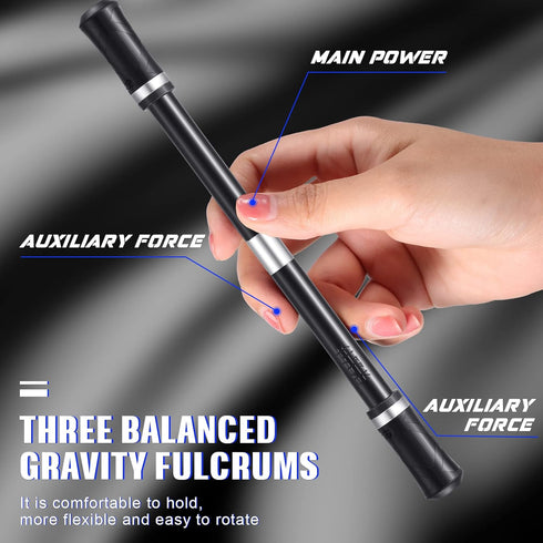 Outus 2 Pieces Spinning Pen Rolling Finger Rotating Gaming Trick Pen Mod with Tutorial No Refill Stress Releasing Brain