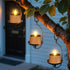 8 Pack 2.3''x2.1'' Solar Tea Lights Outdoor - Waterproof Rechargeable Dusk to Dawn Outdoor Lighting Flameless Flicker