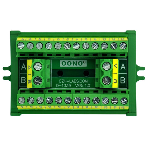 OONO 30A/300V Screw Mount 2x12 Position Terminal Block Distribution Module.