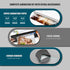 Laminator, 4 in 1 A4 Laminating Machine with 40 Laminating Sheets, Hot & Cold with Paper Trimmer & Corner Rounder,
