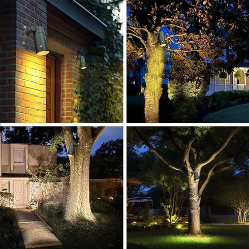 12V MR16 Bulb Arrownine Landscape Lighting Moonlighting Tree Down Lighting Fixture,Low Voltage Outdoor Lighting Wall