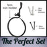 Wrought Iron Towel Ring - Handmade Towel Rack, A Touch Of Artisanal Charm To Your Kitchen Or Bathroom