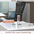 ONTUBE White Ceramic Paper Clip and Binder Clip Holder Set